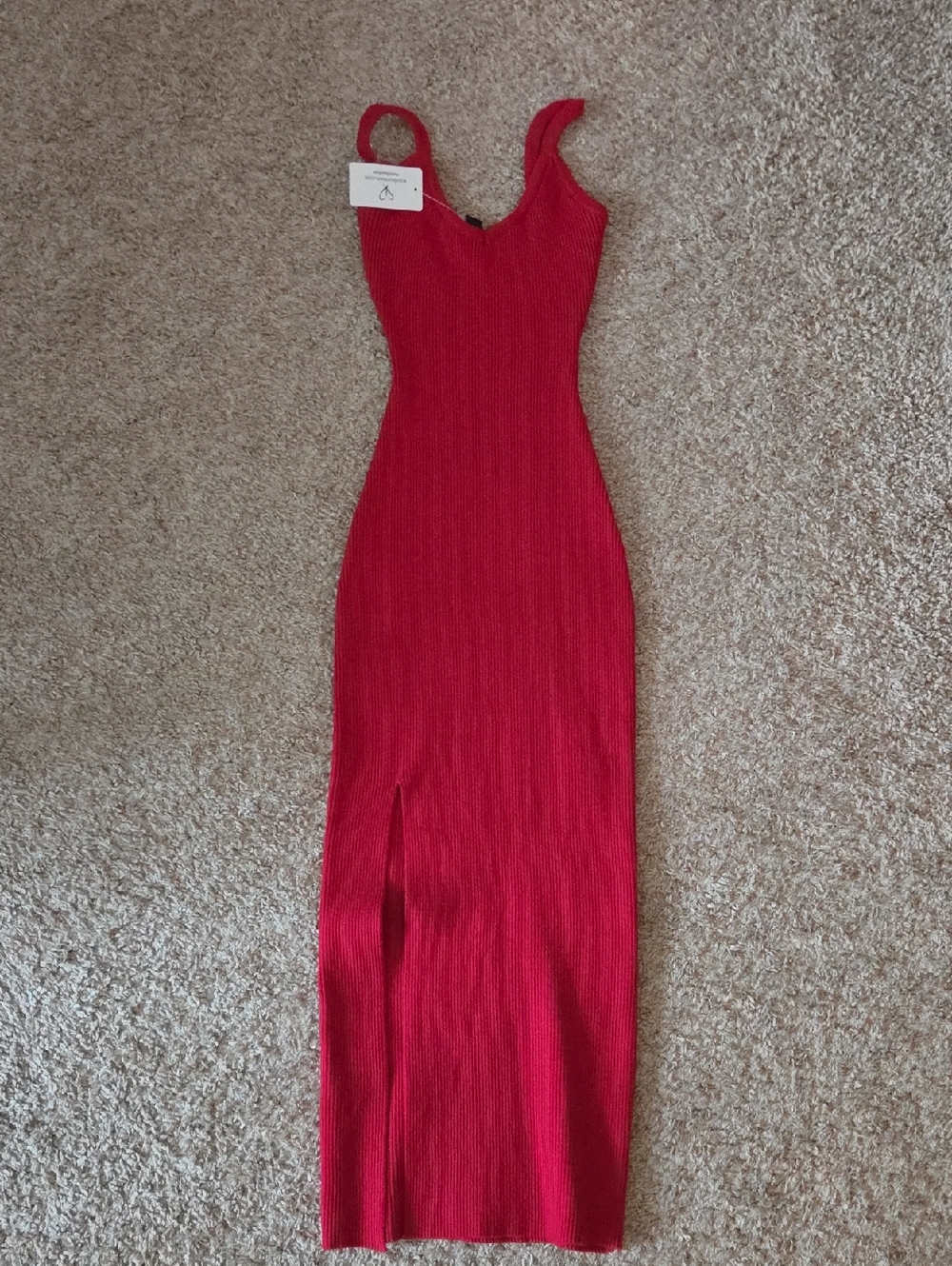 Windsor Perfectly Stylish Ribbed Knit Midi Dress
